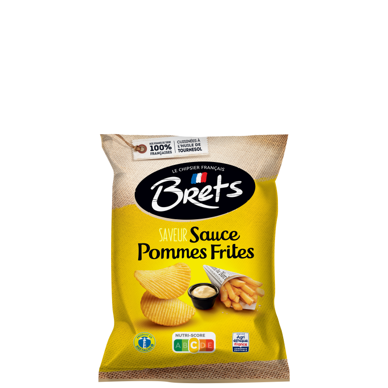 Brets - Potato Chips - Pommes Frites Sauce - 125 g