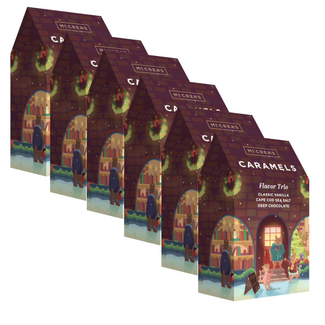 McCrea's Candies - Flavor Trio - Classic Vanilla, Cape Cod Sea Salt, Deep Chocolate - 15 Pieces