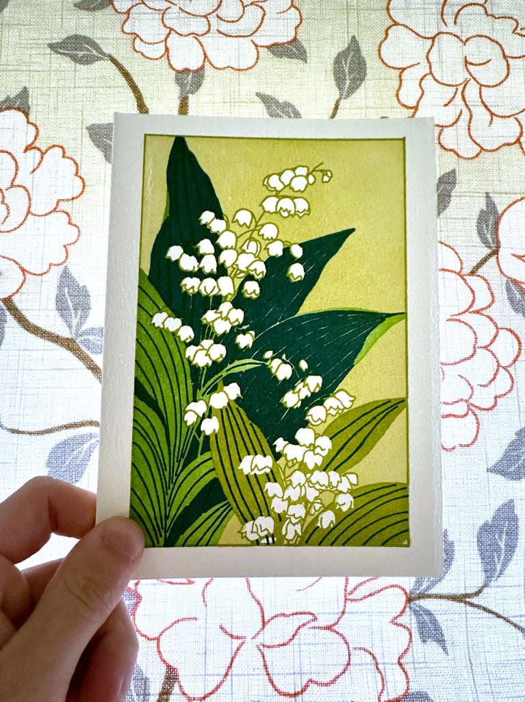Saturn Press - May Bells Greeting Card