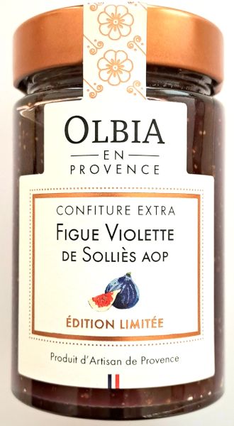 Olbia En Provence - Black Figs From Sollies A.O.P. Jam - 230 g