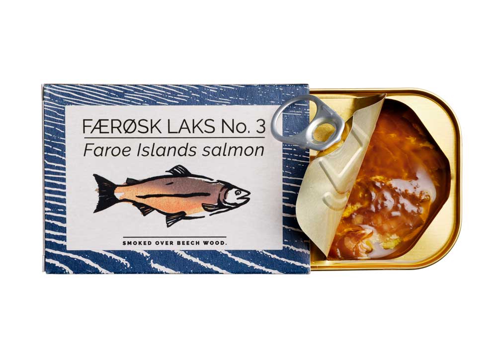 Fangst - Færøsk Laks No. 3 - Faroe Islands Salmon Smoked Over Beech Wood - 110 g