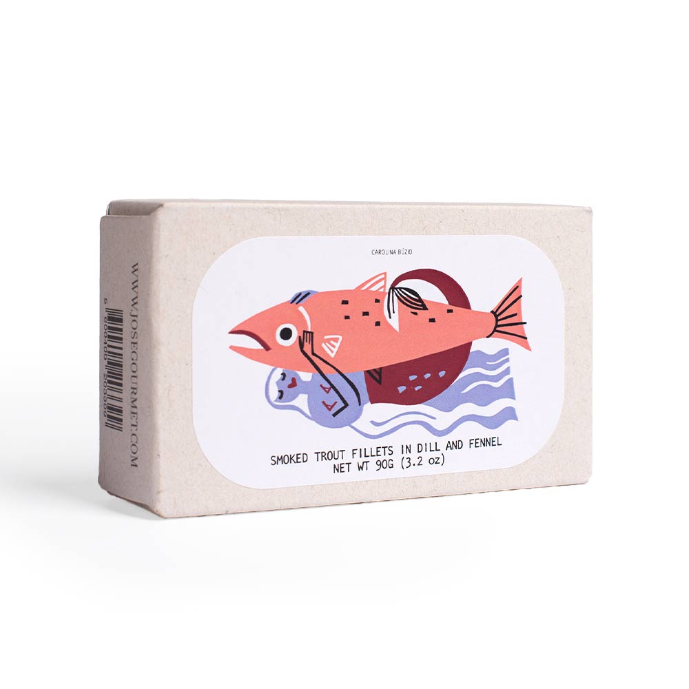 José Gourmet - Trout Fillets In Dill & Fennel - 90 g