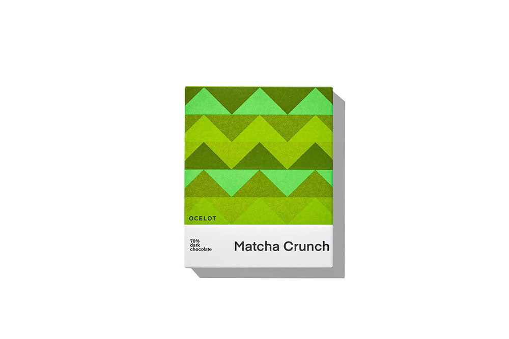 Ocelot - Matcha Crunch 70% Dark Chocolate - 70 g