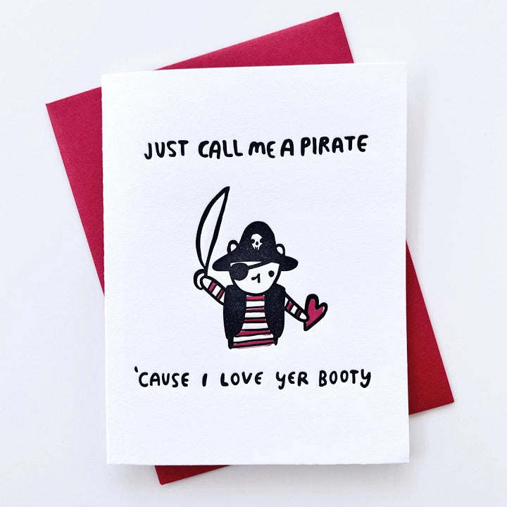 Ghost Academy - Pirate Booty - Greeting Card