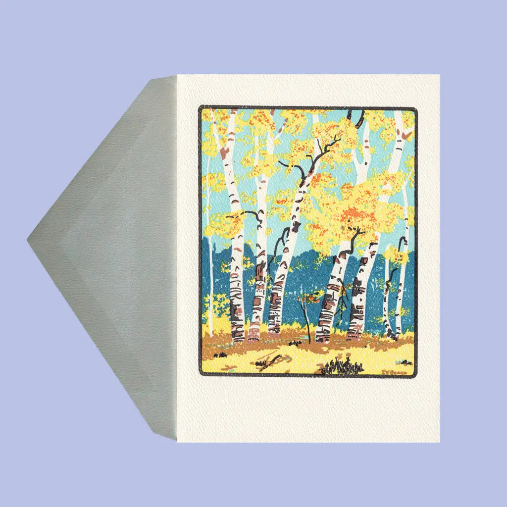 Saturn Press - Autumn Dunes Greeting Card