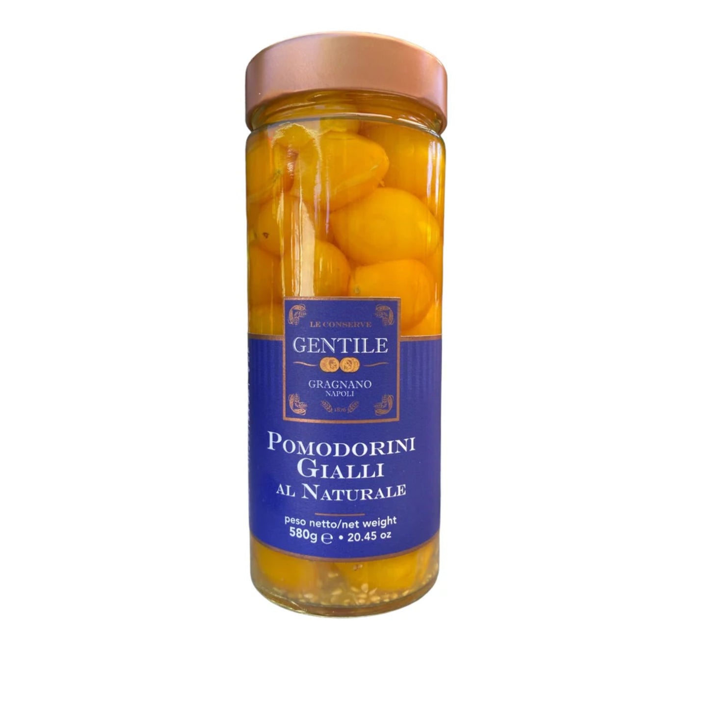 Gentile - Pomodirini Gialli Al Naturale (Piennolo Vesuvio Tomatoes) - 580 g