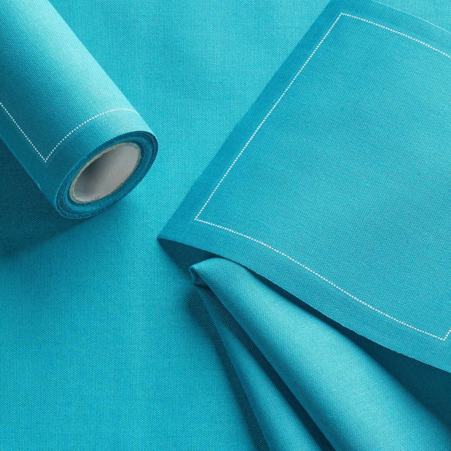 MY DRAP - Caribbean Green Cotton Cocktail Napkins 50 Units