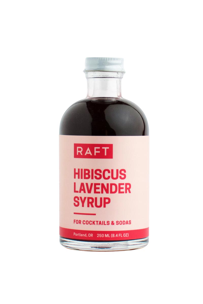 Raft - Hibiscus Lavender Syrup - 250 mL