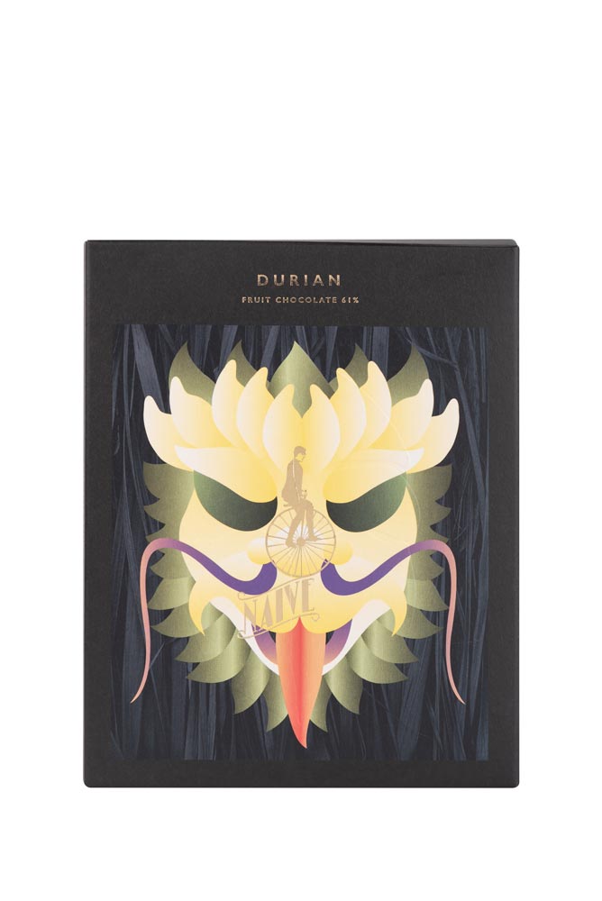 Naive - Durian - 61% Organic Dark Chocolate - 57 g