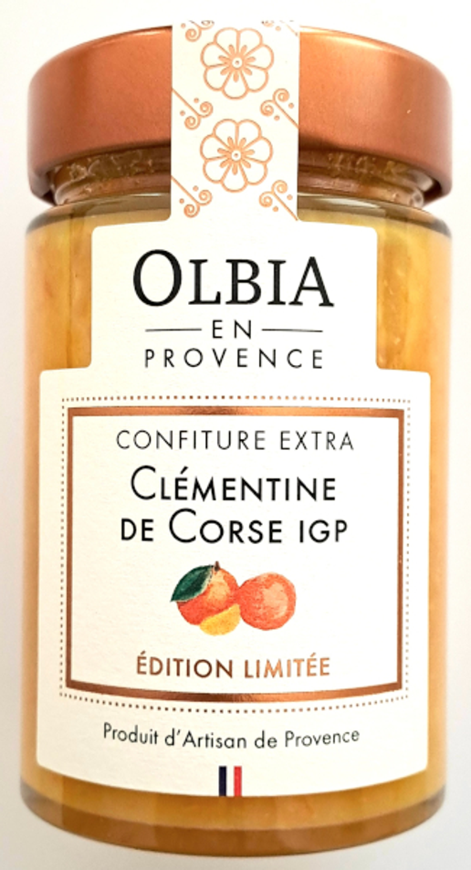 Olbia En Provence - Clémentine De Corse IGP Jam - 230 g