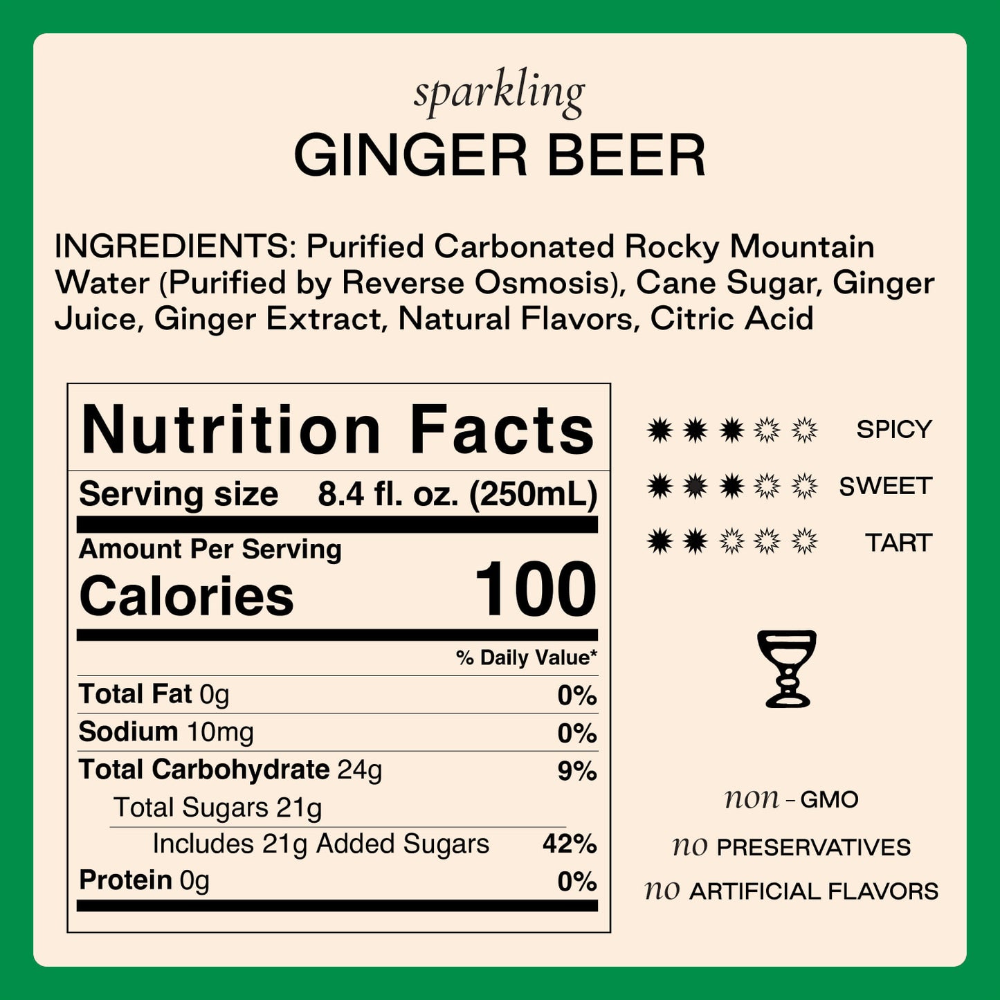 Strongwater - Ginger Beer - 4 pack - 250 mL each
