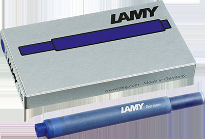 Lamy - Fountain Pen Ink Refill - T10 - Blue - 5 Cartridges