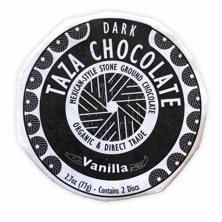 Taza Chocolate - Mexican-Style Stone Ground Chocolate - Vanilla - 2.7 oz.