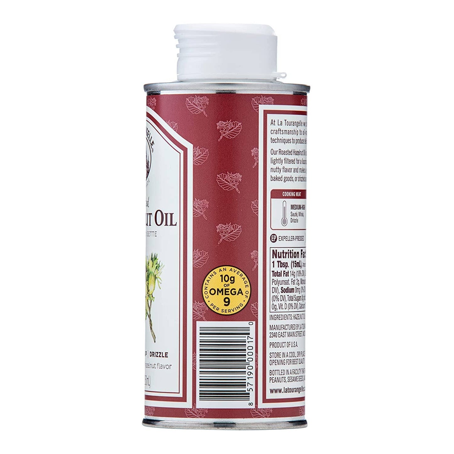 La Tourangelle - Roasted Hazelnut Oil - 8.45 oz.