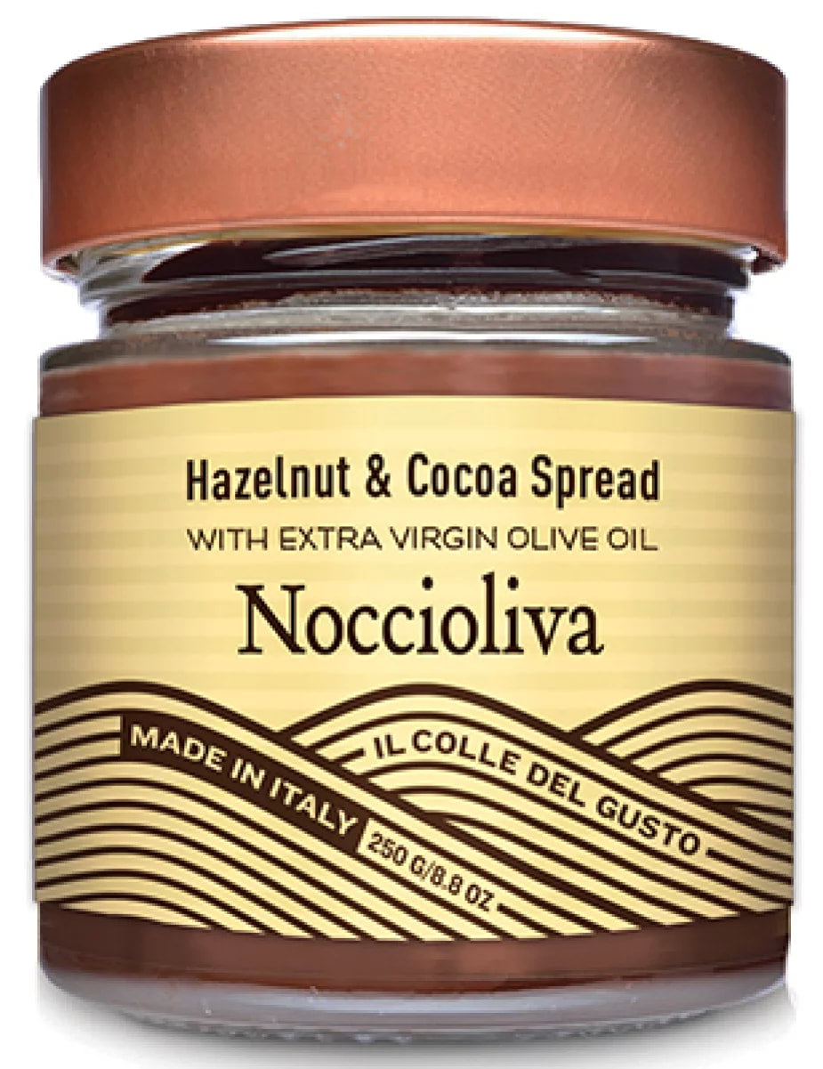Il Colle Del Gusto - Noccioliva - Smooth Hazelnut Chocolate Spread w/ Extra Virgin Olive Oil