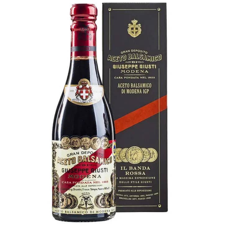 Giuseppe Giusti - 5 Gold Medals - Banda Rossa - Balsamic Vinegar - 20 Yr. - 3.38 oz. - Round Bottle