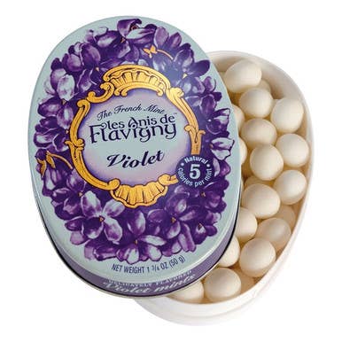 Les Anis de Flavigny - All Natural Violet Mints - 1.8 oz.