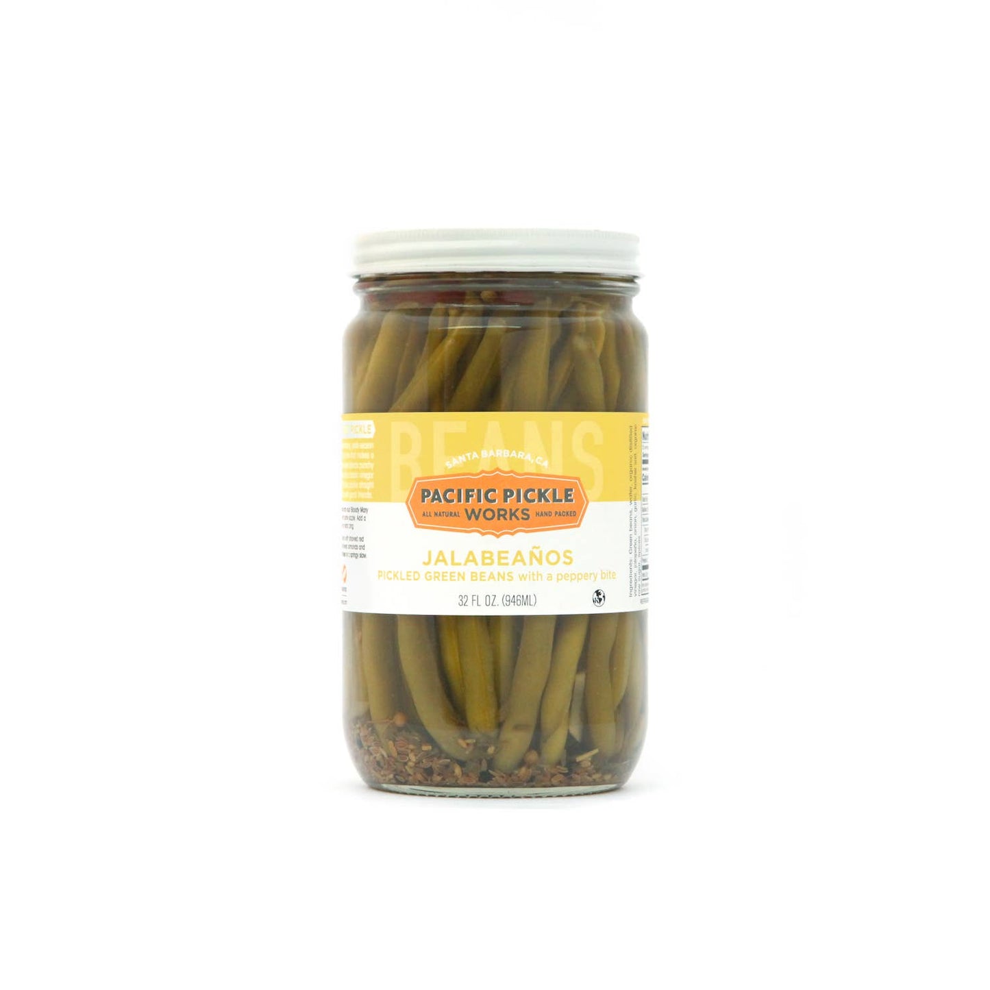 Pacific Pickle Works - Jalabeaños - Pickled Green Beans - 16 oz.