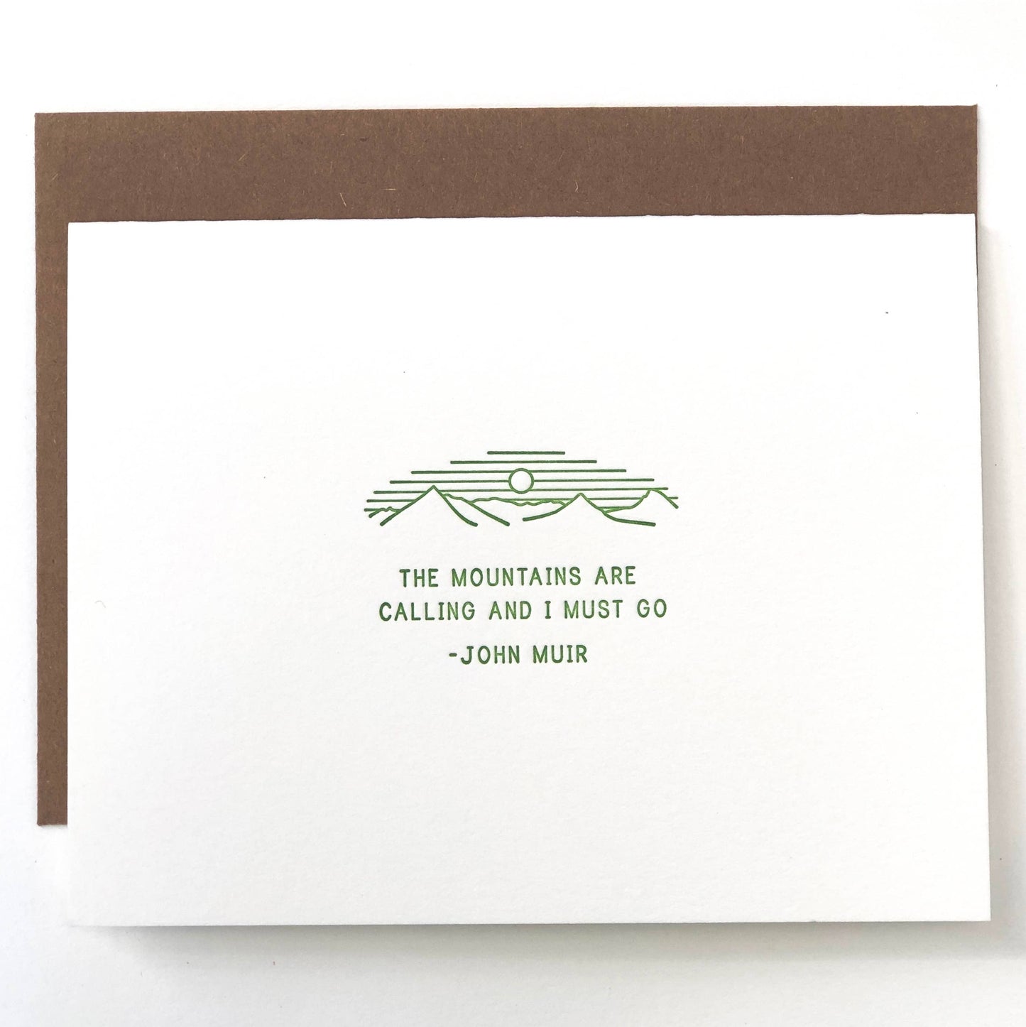 Ice Pond Press - The Mountains Are Calling Card