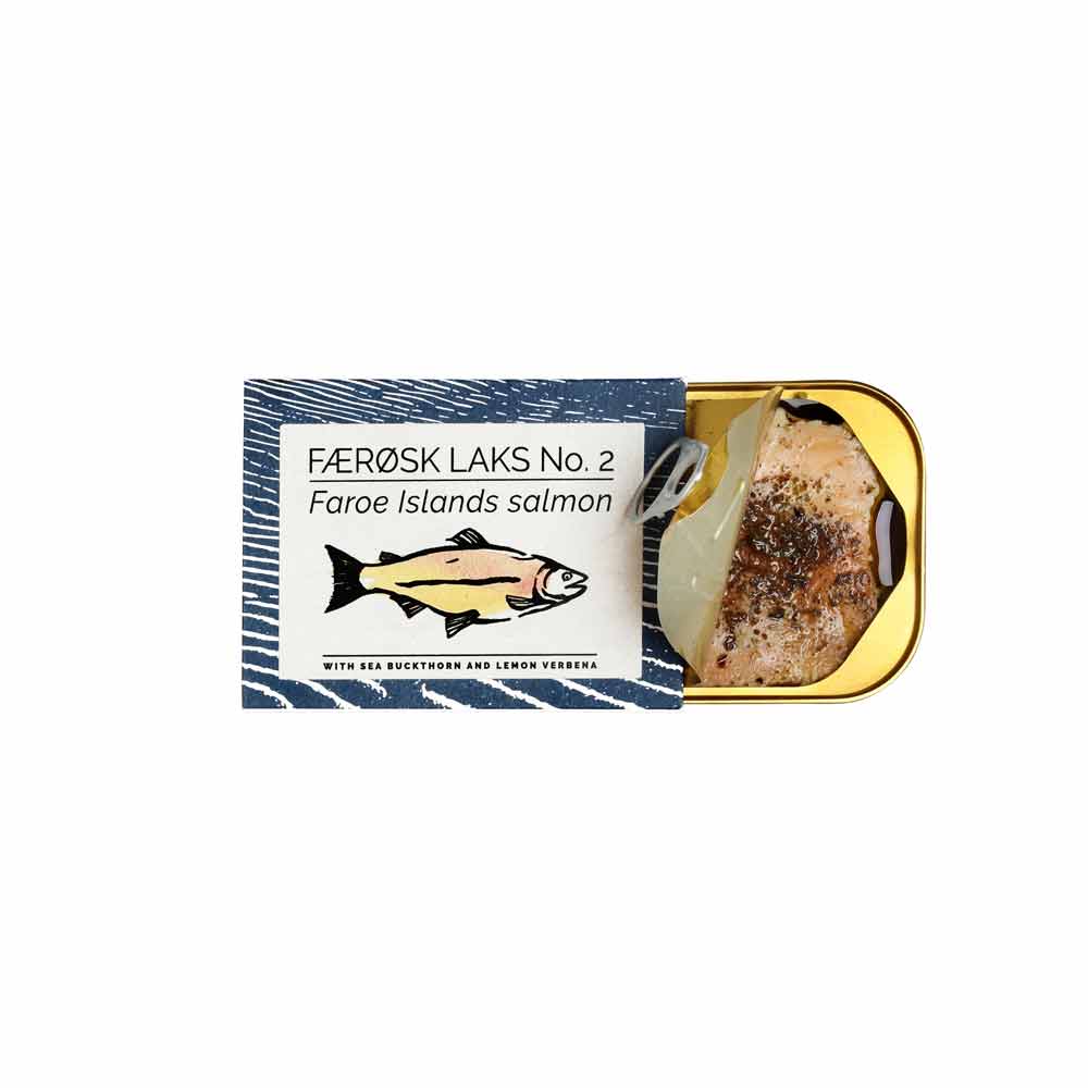 Fangst - Færøsk Laks No. 2 Faroe Islands Salmon w/ Sea Buckthorn & Lemon Verbena - 110 g