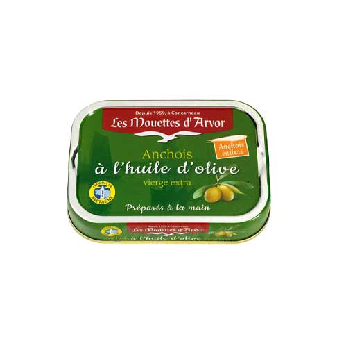 Les Mouettes D'Arvor - Anchovies In EVOO - 100 g