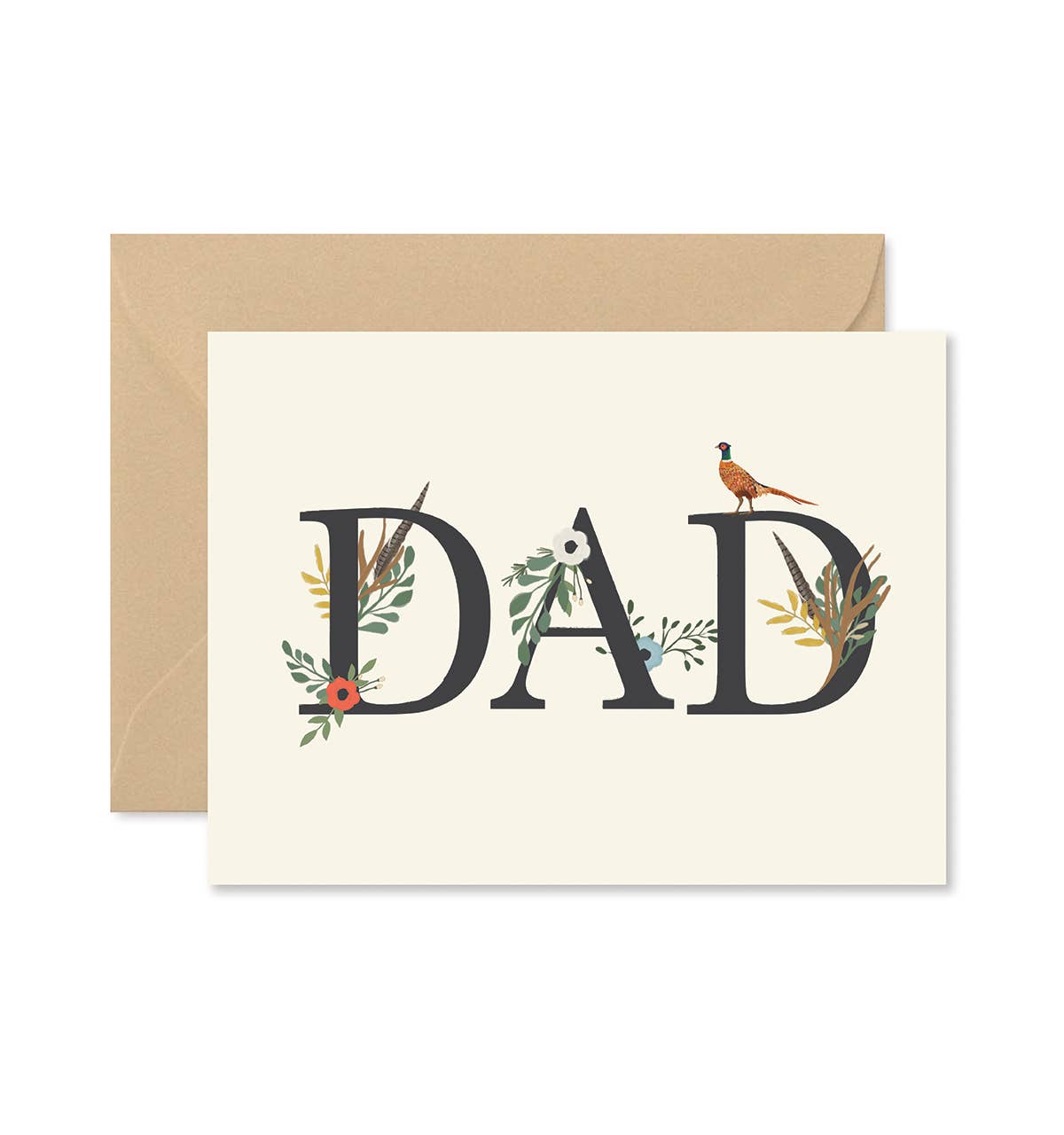 Ginger P. Designs - Dad Floral - Greeting Card