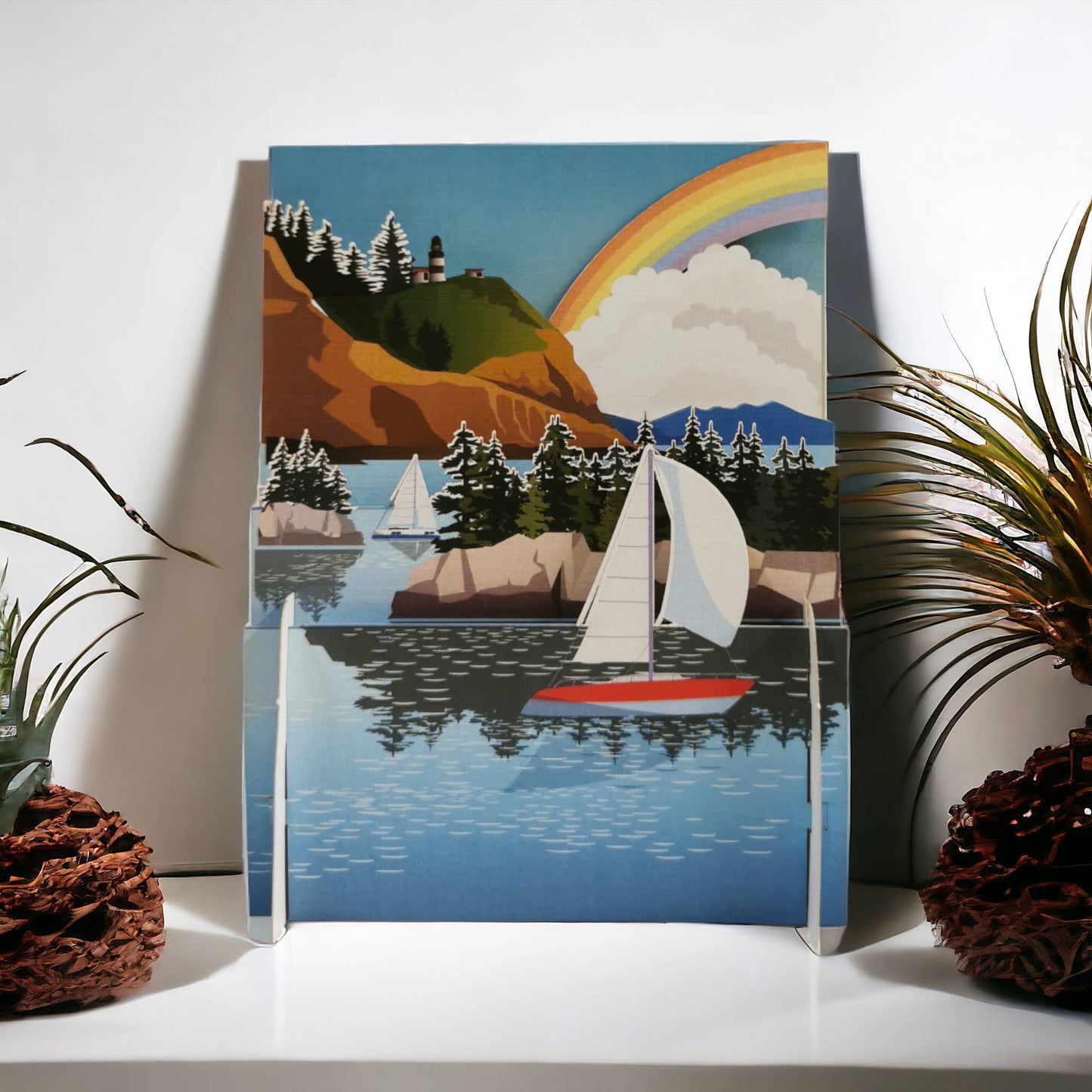 Alljoy Design - Miniature World Pop Up Card - Sailing