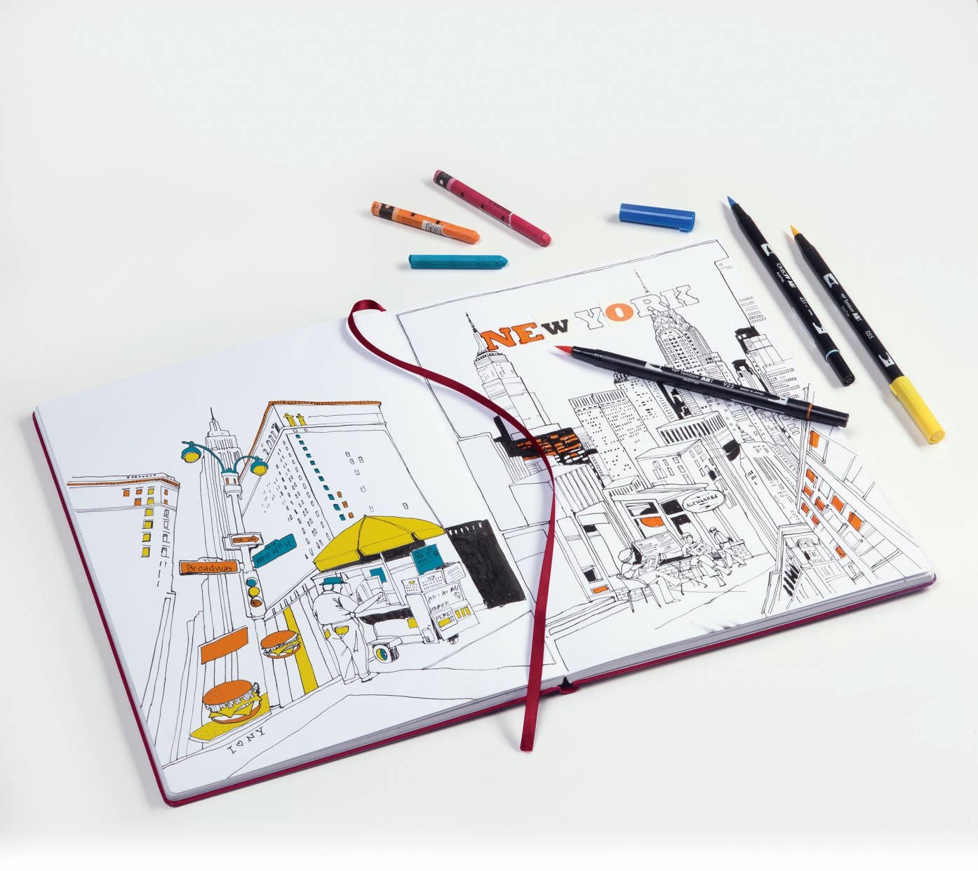 LEUCHTTURM1917 - Sketchbooks - 150 g Paper Plain - Medium, Black