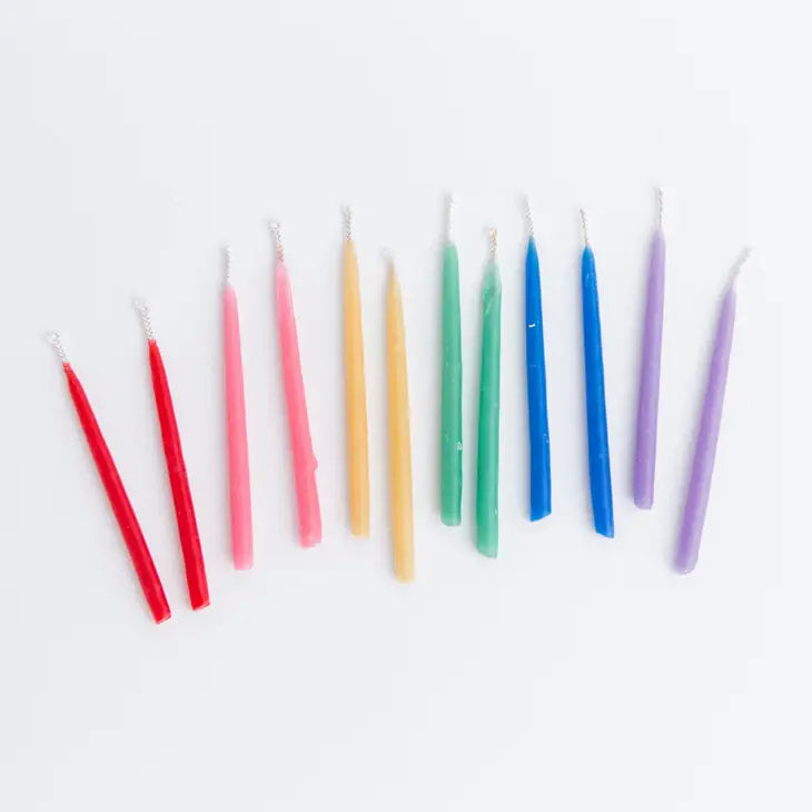 Knot & Bow - Assorted Beeswax Birthday Candles