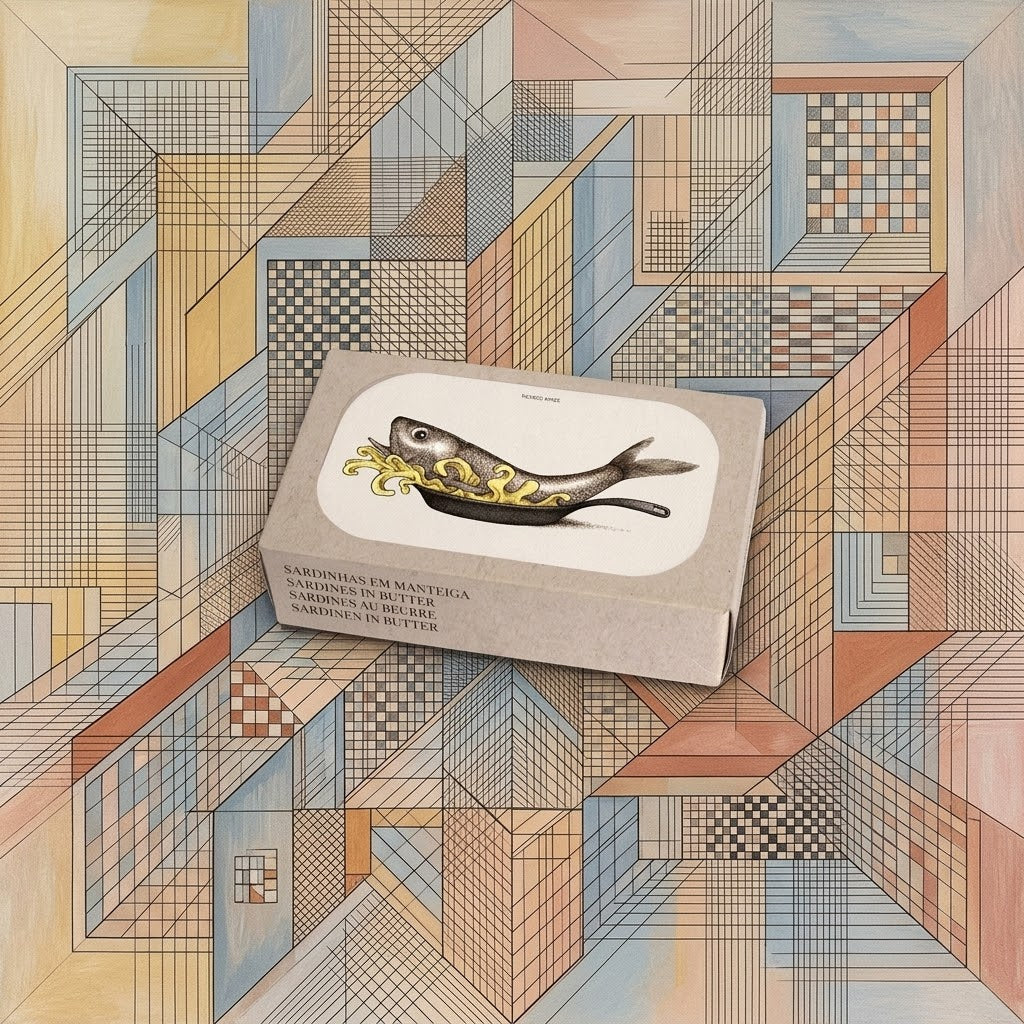 José Gourmet Sardines in Azores Butter tin with sardines and melted butter
