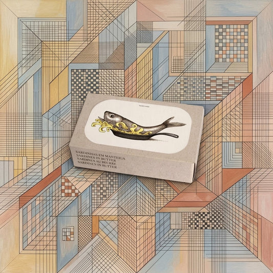 José Gourmet Sardines in Azores Butter tin with sardines and melted butter