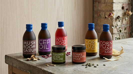 Noma Projects Mushroom Garum and pantry products at The Ambrosian Pantry