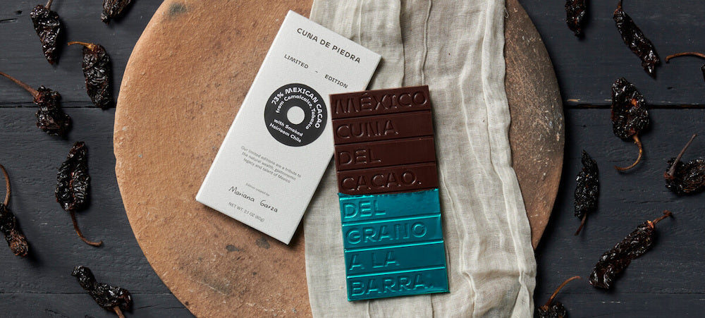Cuna De Piedra - Comalcalco, Tabasco Dark Chocolate W/ Smoked Chile - 73% - 2.1 oz.