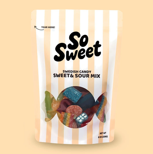 So Sweet - Swedish Candy Sweet & Sour Mix - 8 oz.