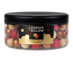 Lakrids By Bülow - Cherry / Caramel / Raspberry - Chocolate Coated Licorice - 18.2 oz.