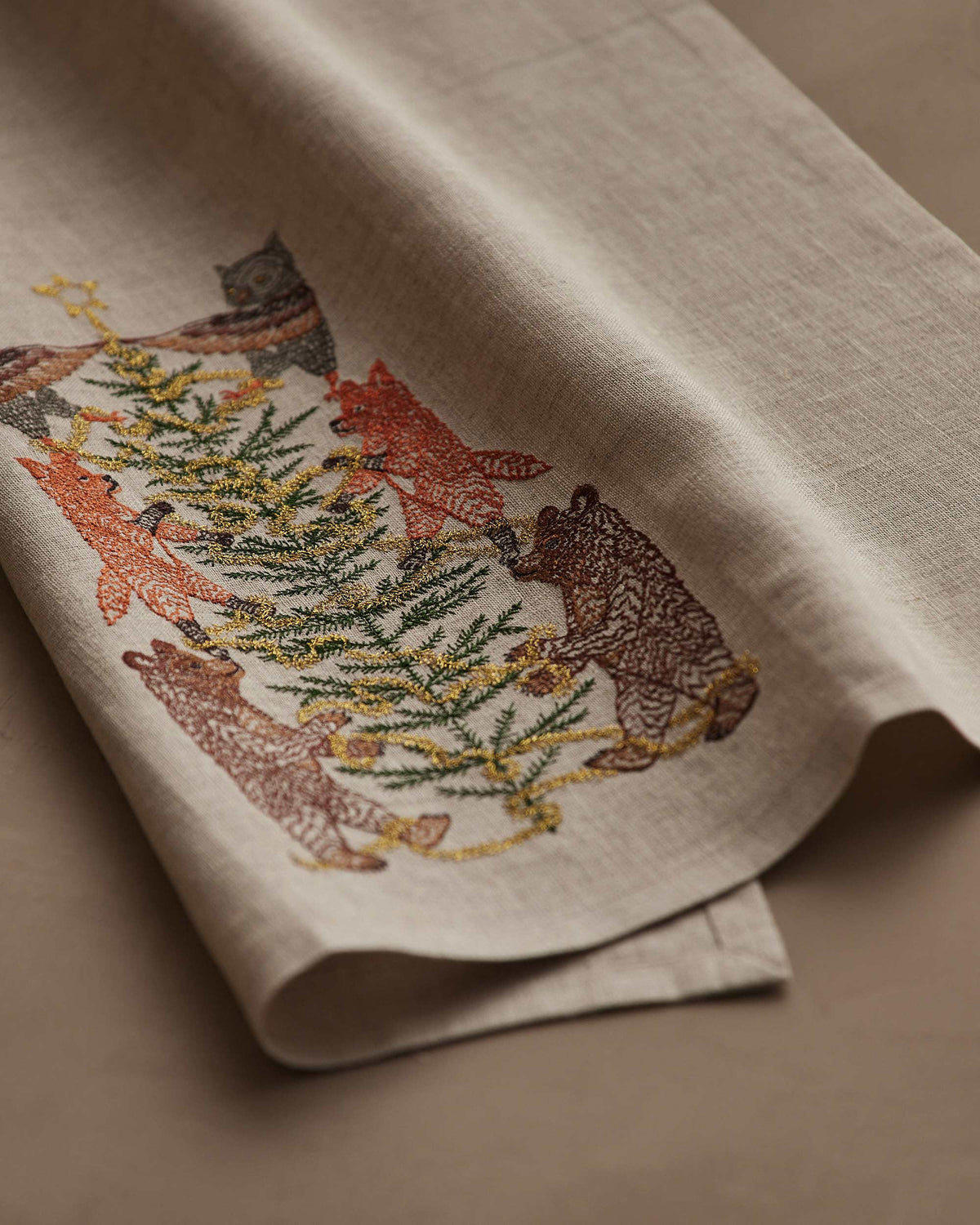 Coral & Tusk - Tinsel Tree - Tea Towel