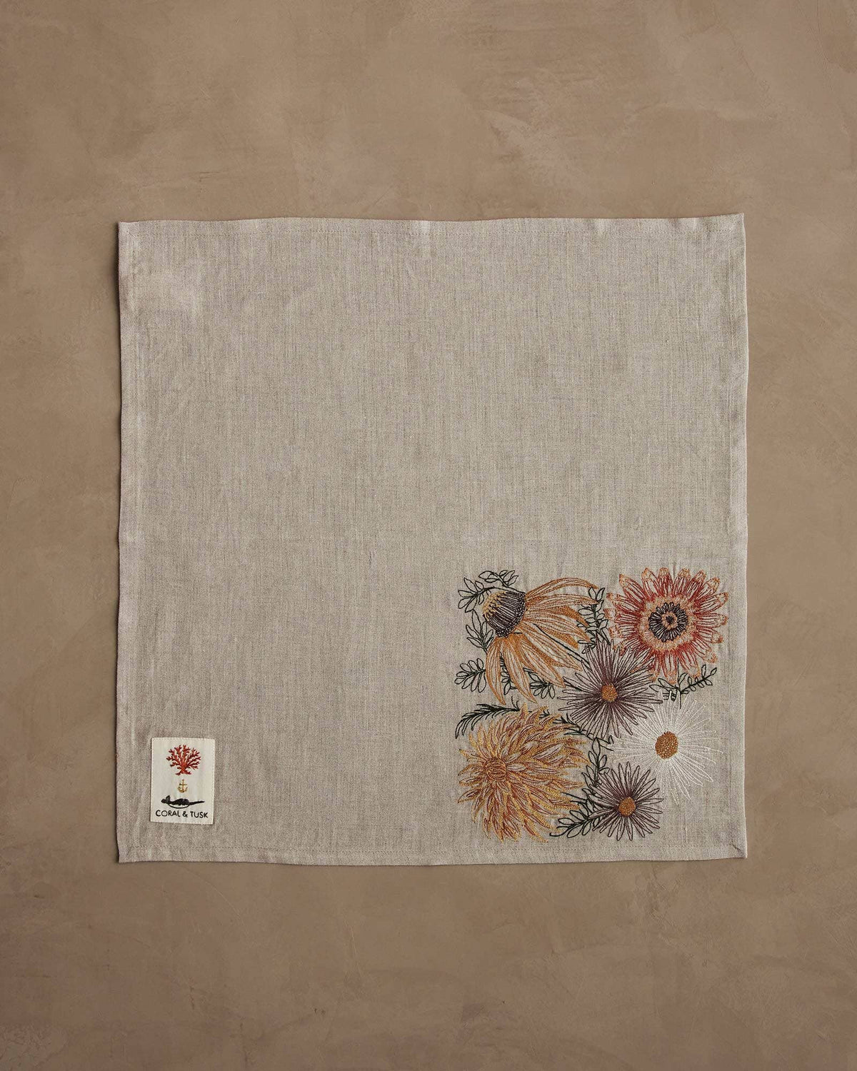 Coral & Tusk - Autumn Blossoms - Dinner Napkin