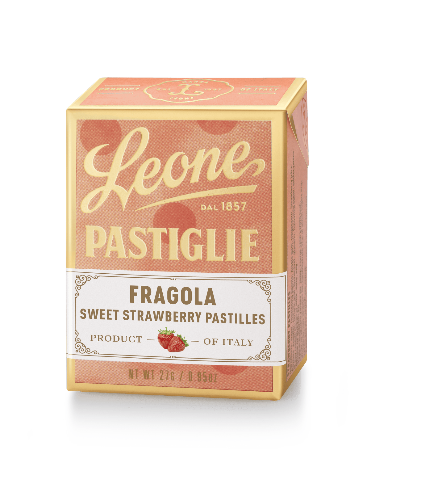 Leone - Pastiglie - Fragola Sweet Strawberry Pastilles - 0.95 oz.