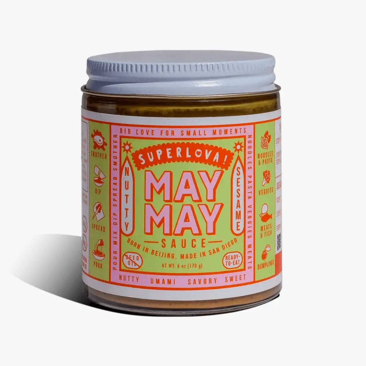 Superlova! - May May Creamy Sesame Sauce - 6 oz.