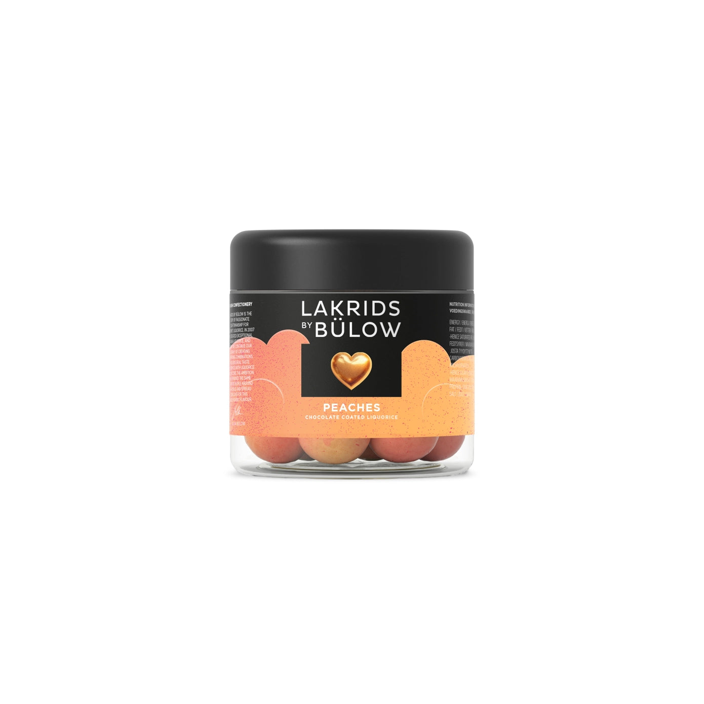 Lakrids By Bülow - Peaches White Chocolate Coated Licorice - 10.41 oz.