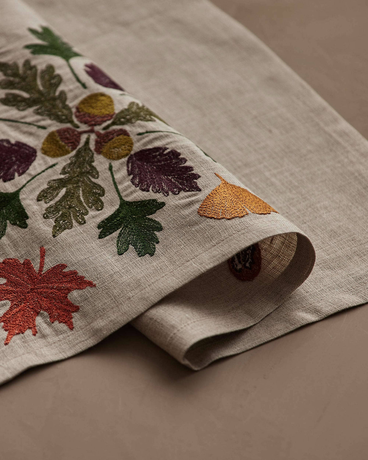 Coral & Tusk - Pressed Leaves - Dinner Napkin