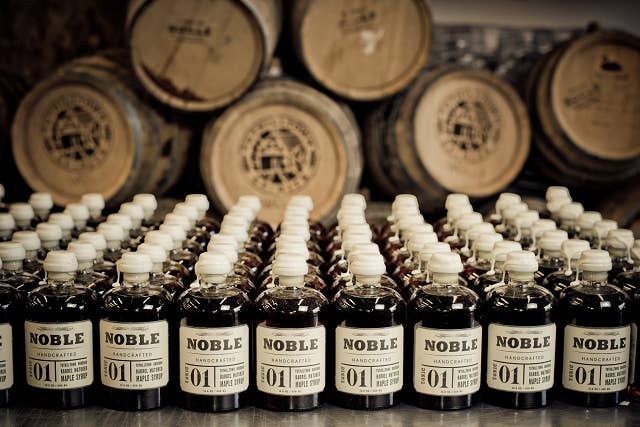 Noble Handcrafted - Noble Tonic 01 - Tuthilltown Bourbon Barrel Matured Maple Syrup - 450 mL