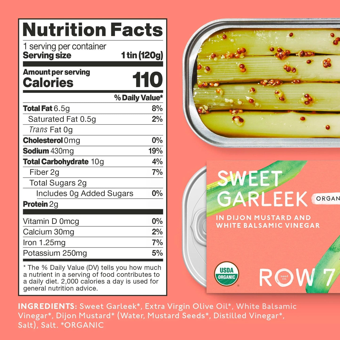 Row 7 Seed Co. - Sweet Garleek Tin - 120 g