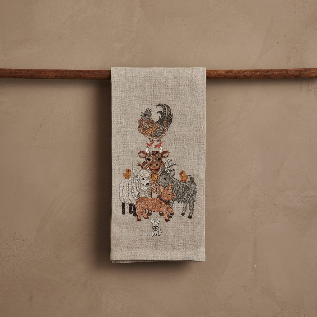 Coral & Tusk - Barnyard Friends - Tea Towel