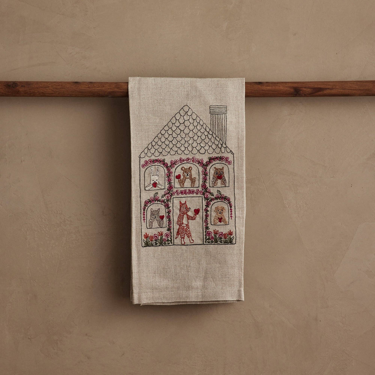 Coral & Tusk - Home Is Where The Heart Is - Tea Towel