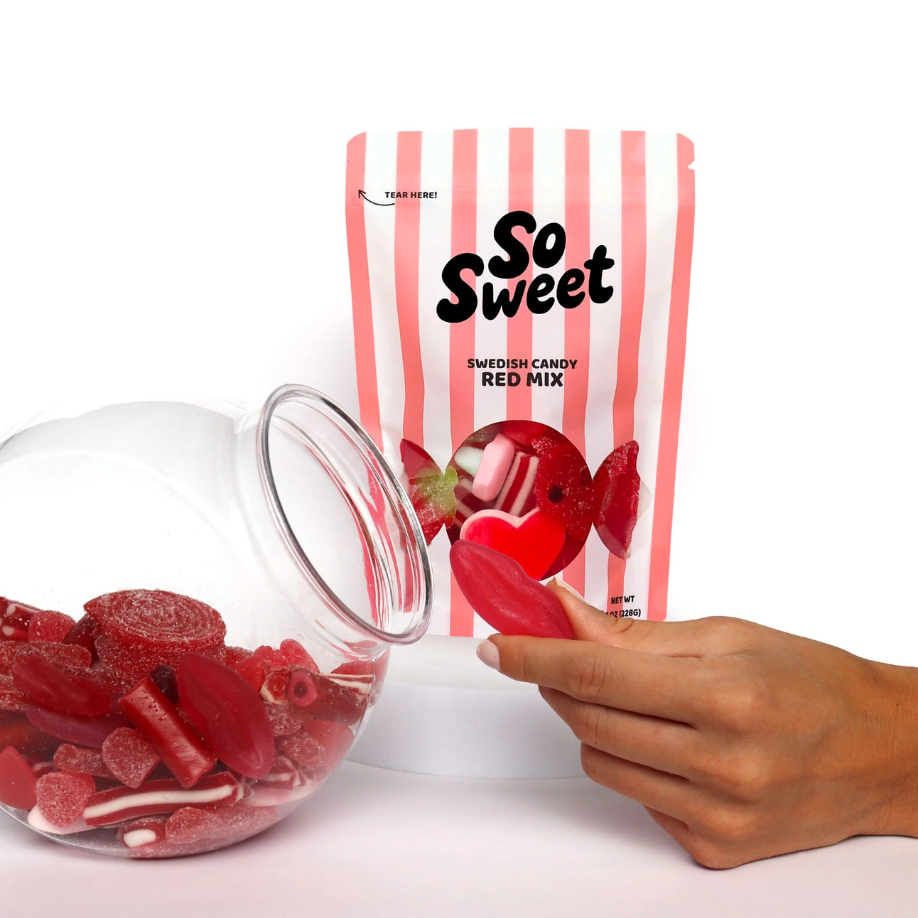 So Sweet - Swedish Candy Red Mix - 8 oz.