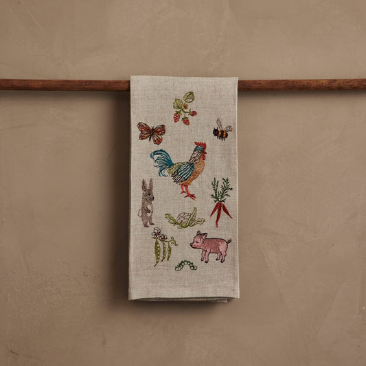 Coral & Tusk - Garden Gathering - Tea Towel