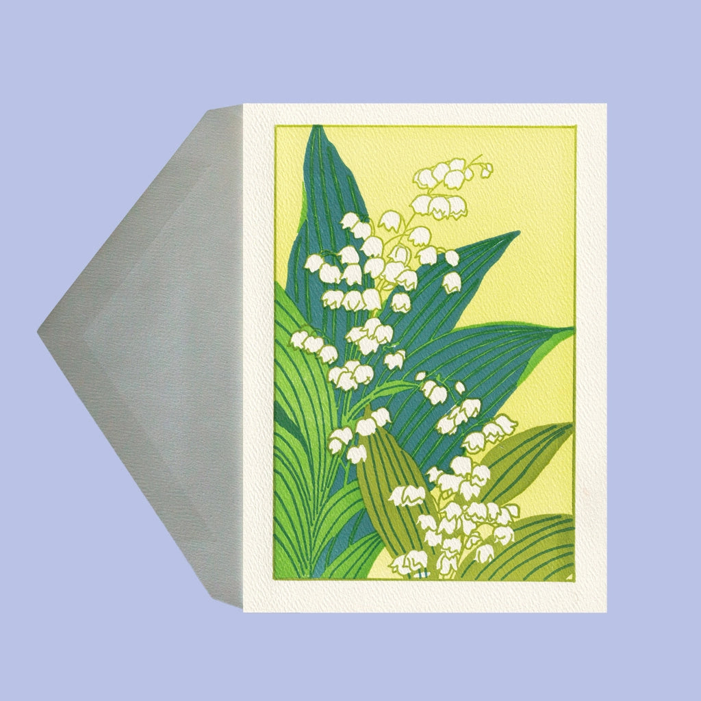 Saturn Press - May Bells Greeting Card