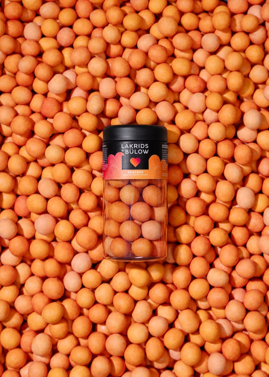 Lakrids By Bülow - Peaches White Chocolate Coated Licorice - 10.41 oz.