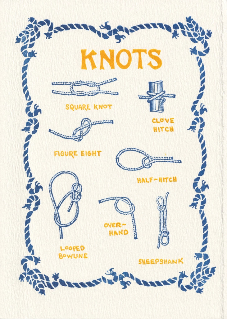 Saturn Press - Knots Greeting Card